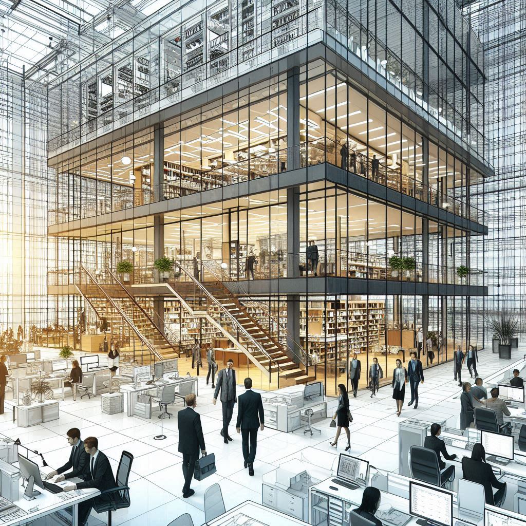 متدهای طراحی ساختمان اداری 2024