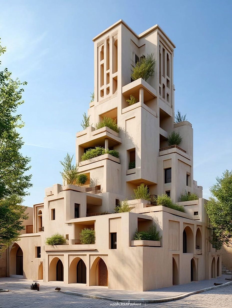 نمای ساده و شیک در اقلیم‌های ایران