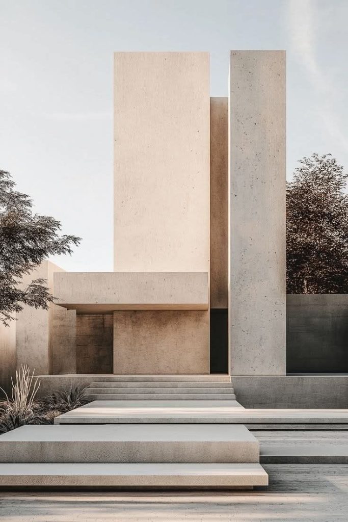 نمای ساختمان ساده و شیک